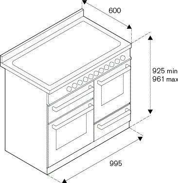 PRO105I3EXT Bertazzoni afbeelding 2