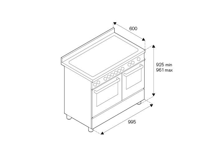 Bertazzoni PRO106L2EROT