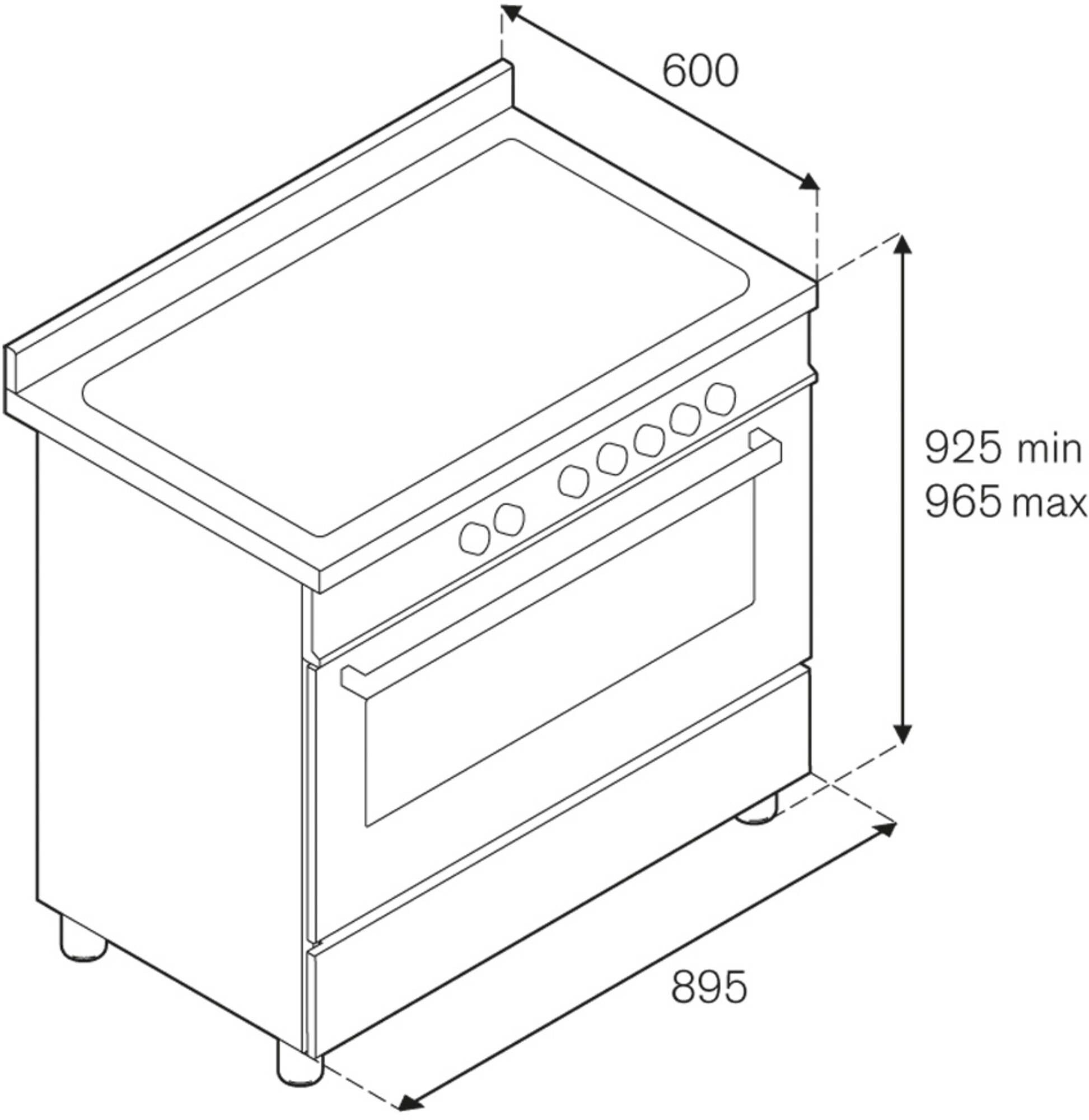 PRO95I1EXT van Bertazzoni afbeelding 6