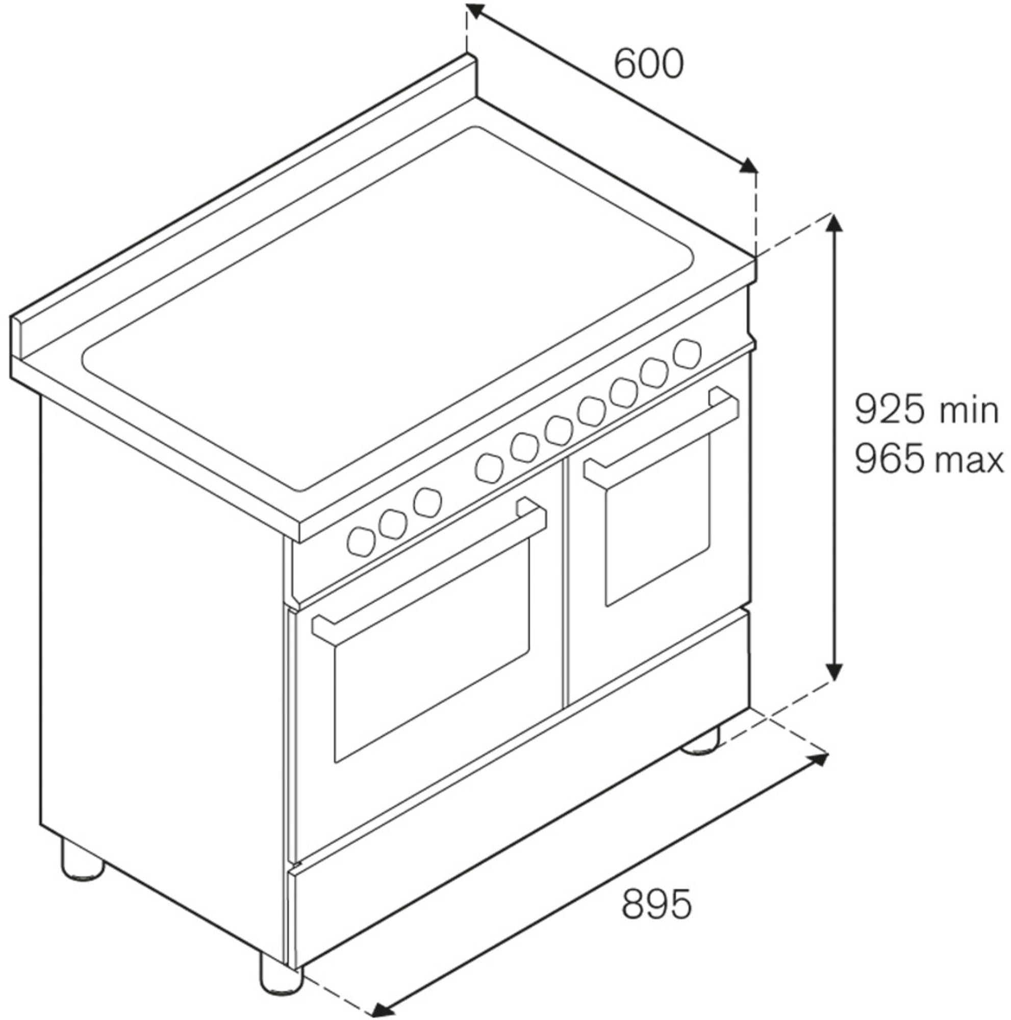 Bertazzoni PRO95I2ECAT