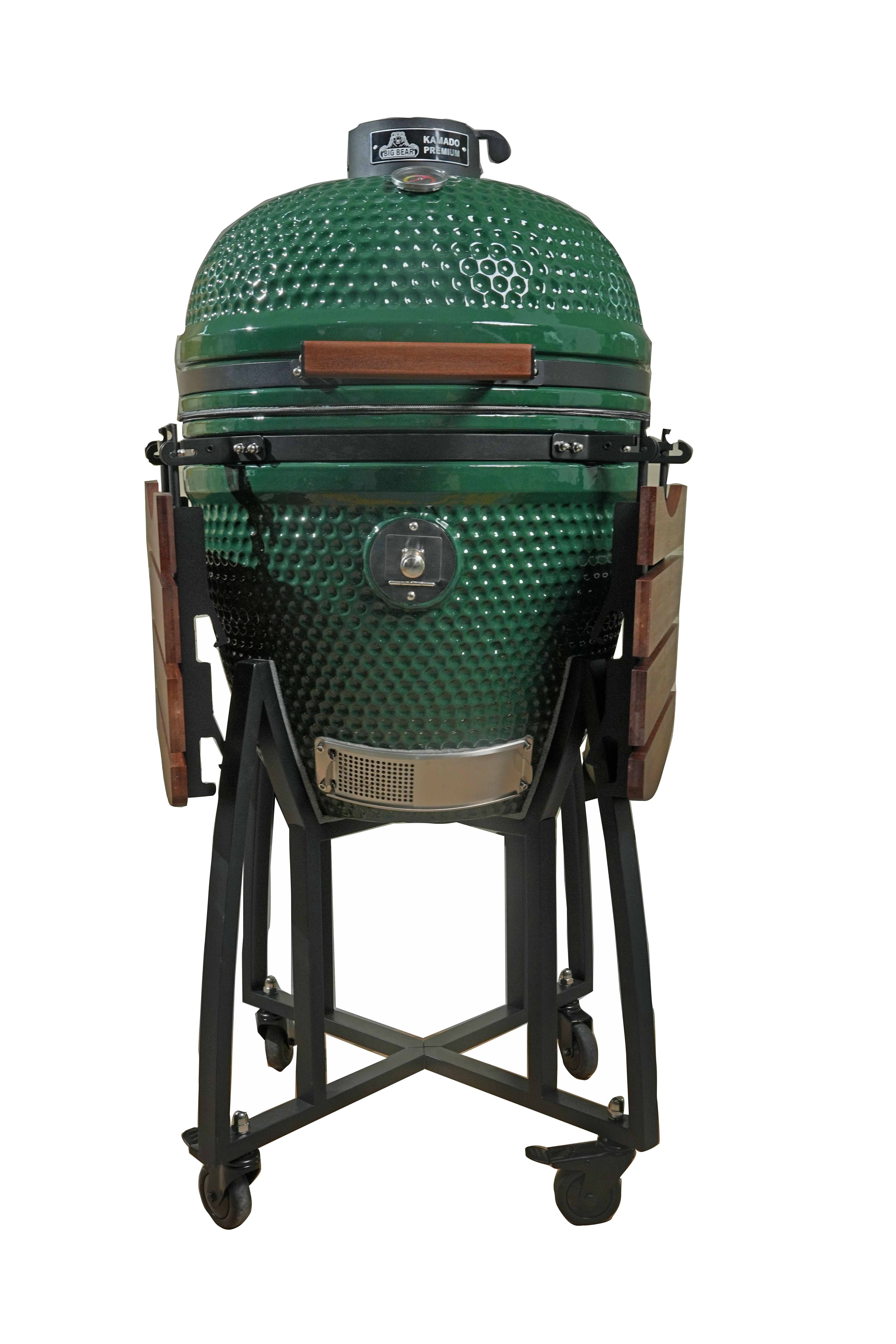 Big Bear klein huishoudelijk KAMADO XL GREEN + ACCESSOIRES afbeelding 3