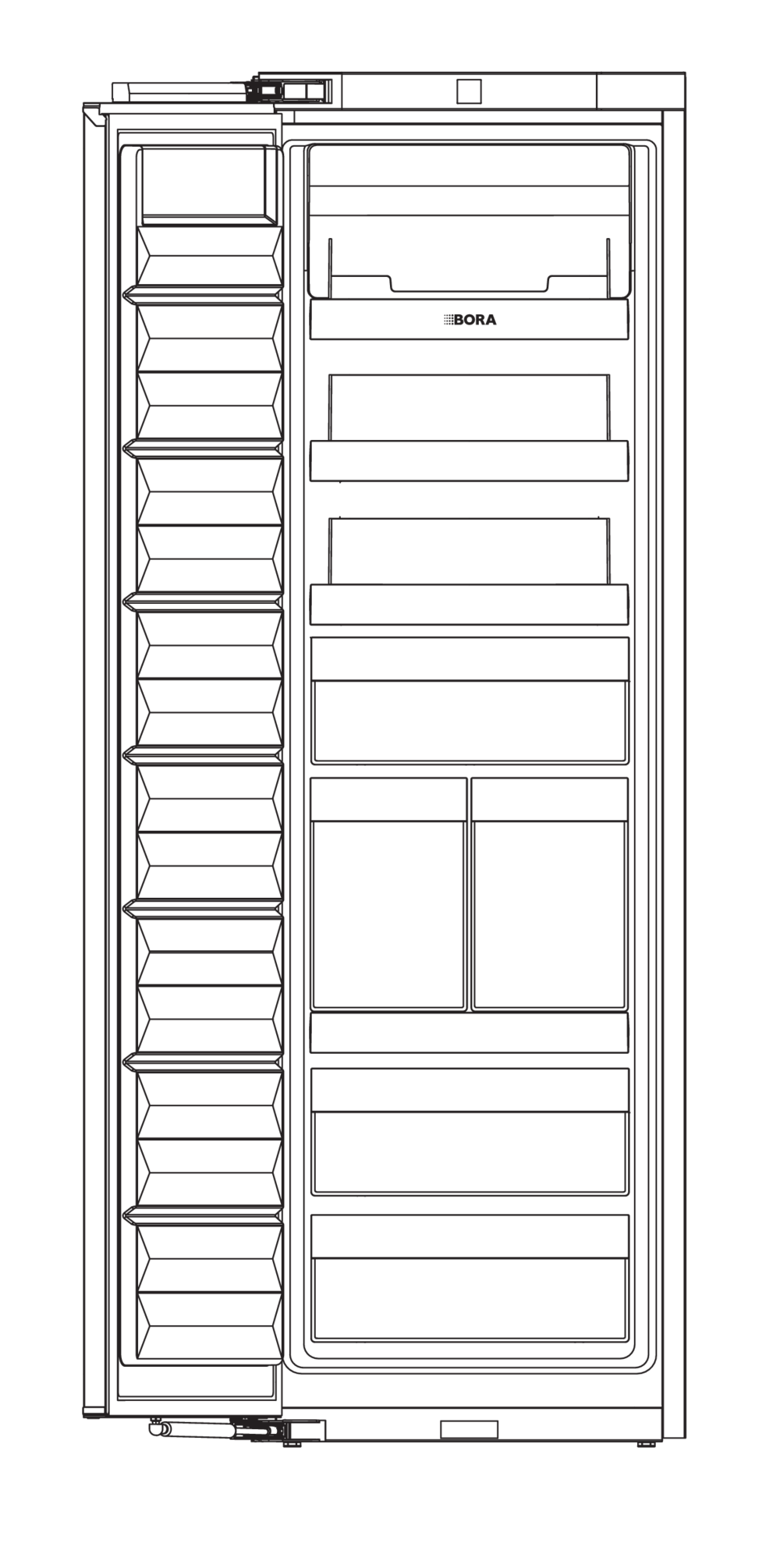 Bora vriezer F178GW afbeelding 3
