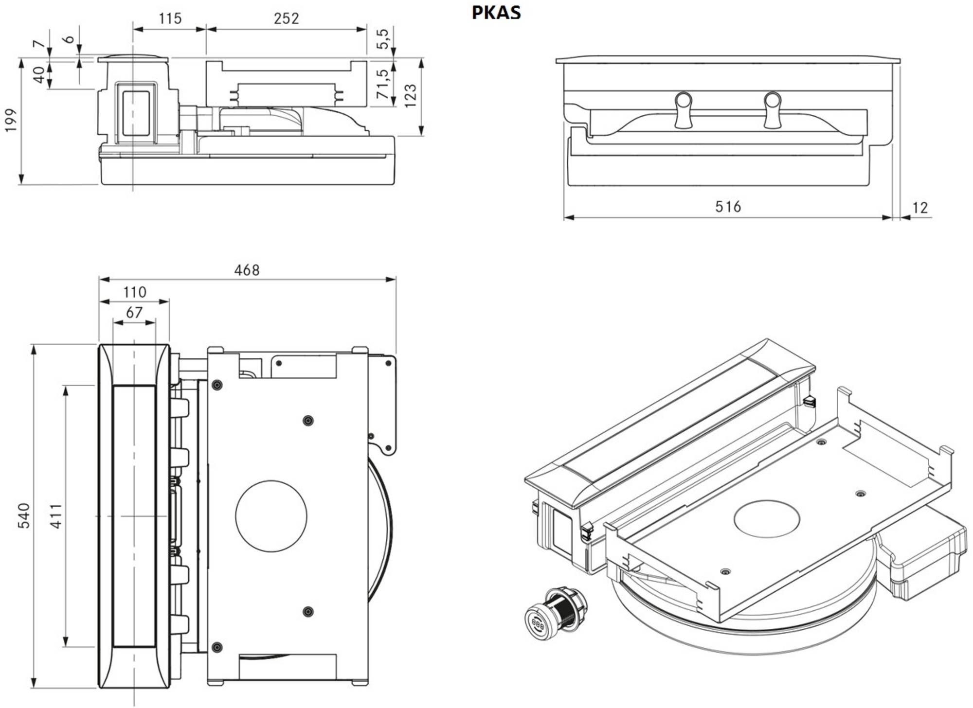 Bora PKAS3FITR inbouw kookplaat afbeelding 5