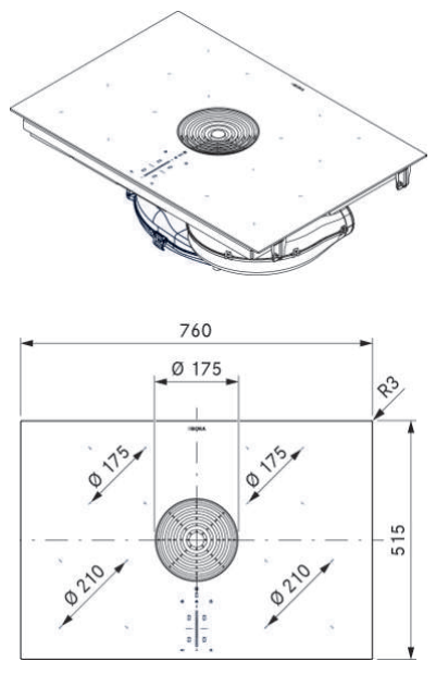 Bora kookplaat PURA2 afbeelding 3