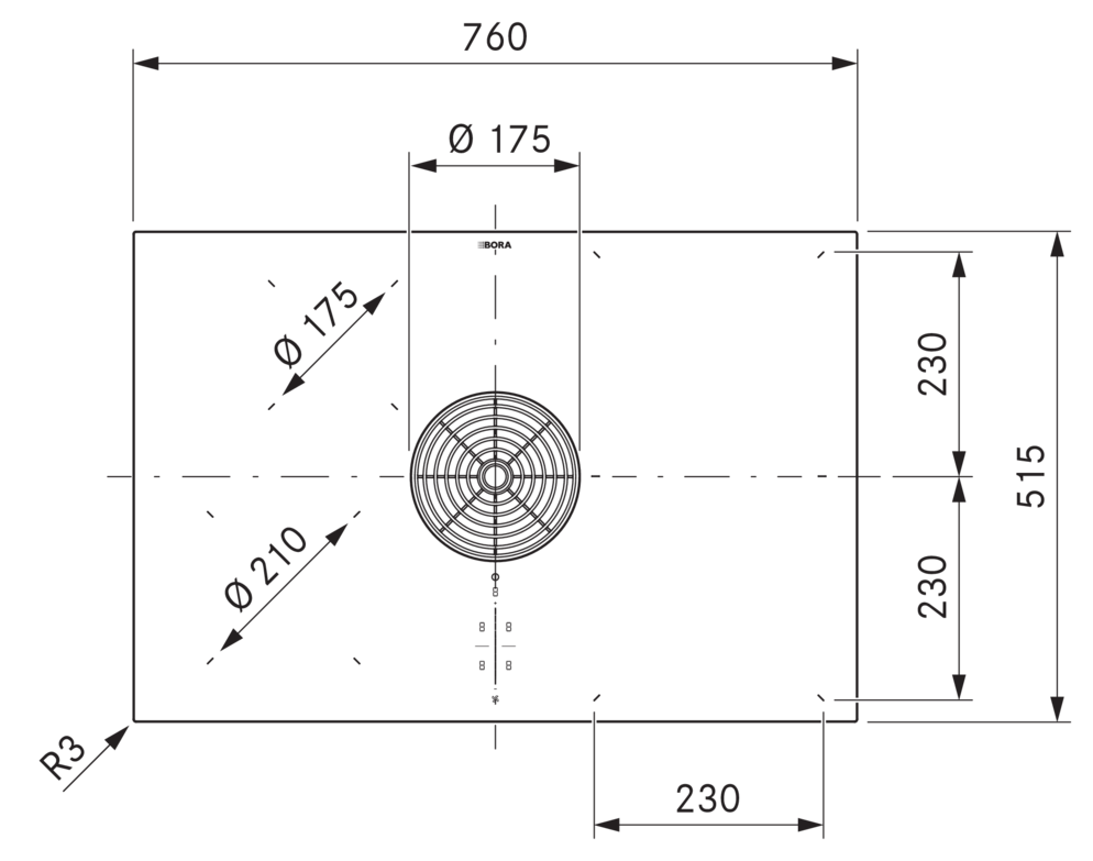 Bora PURMA inbouw kookplaat afbeelding 5