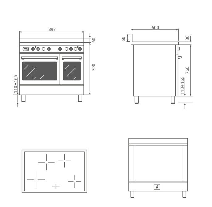 CFBI902ZW2 Boretti afbeelding 2