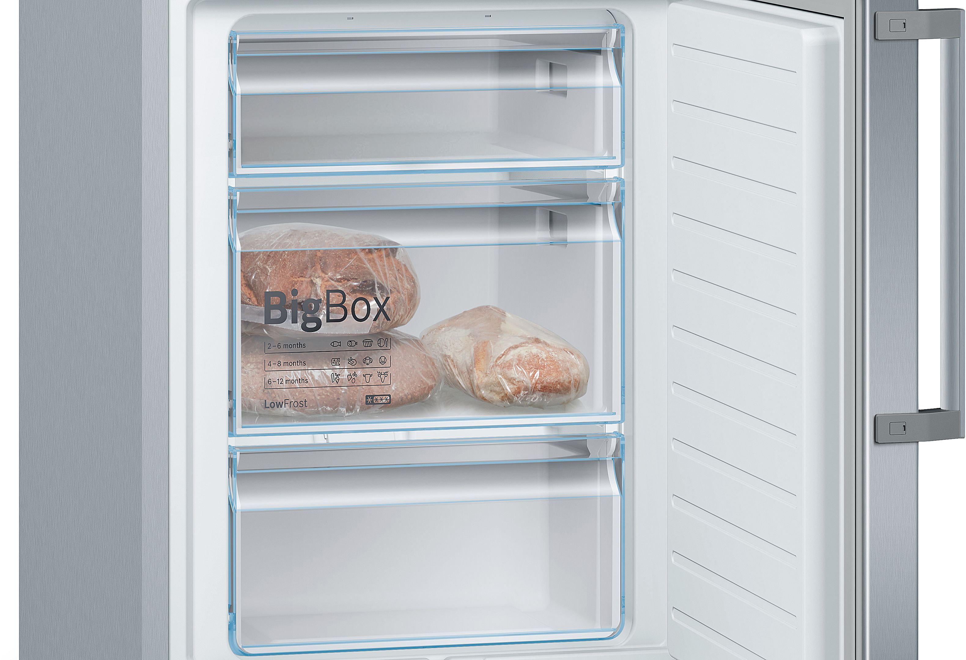 Bosch KGE398IBP vrijstaand koelkast afbeelding 5