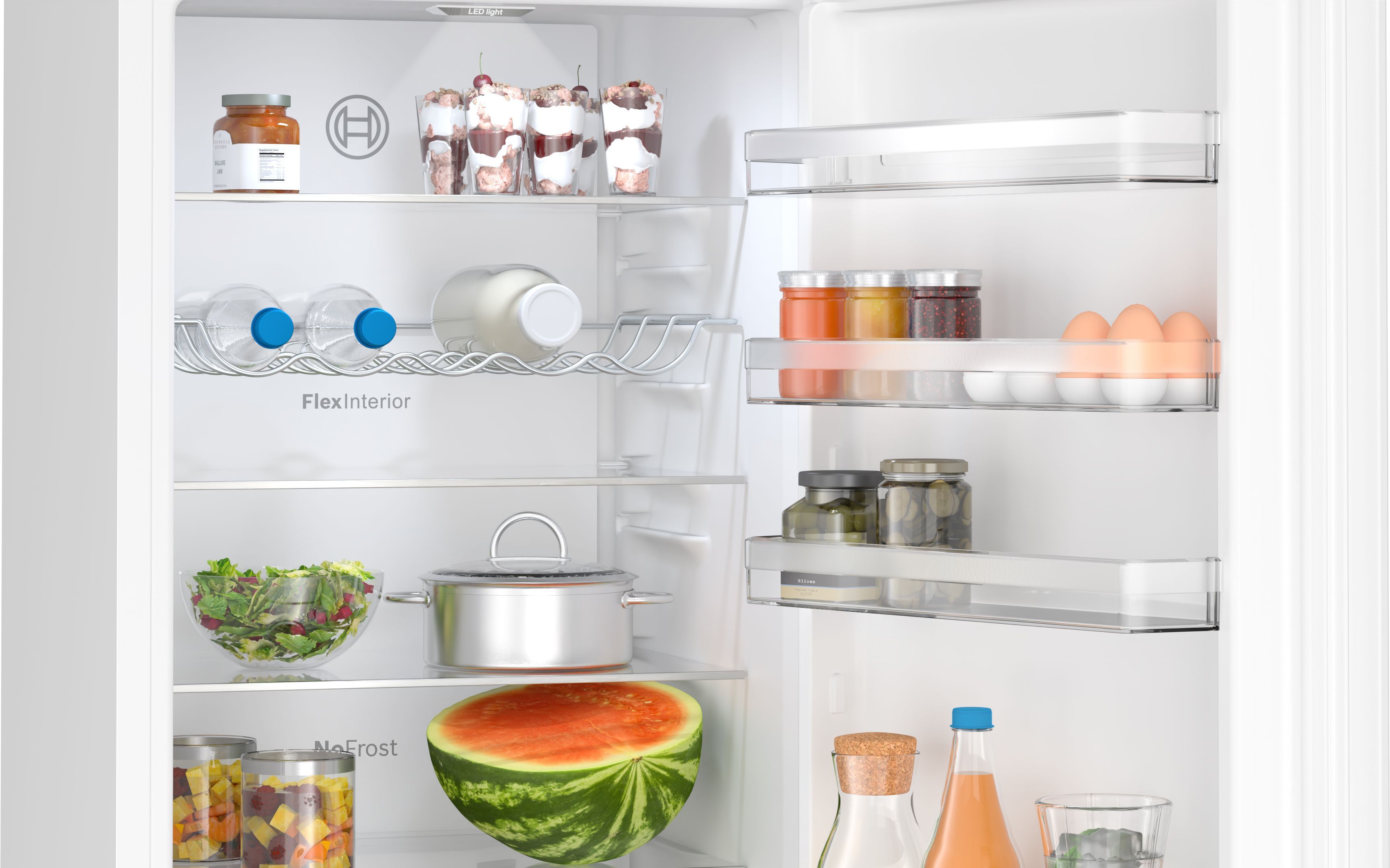 Bosch KGN392WCF vrijstaand koelkast afbeelding 5