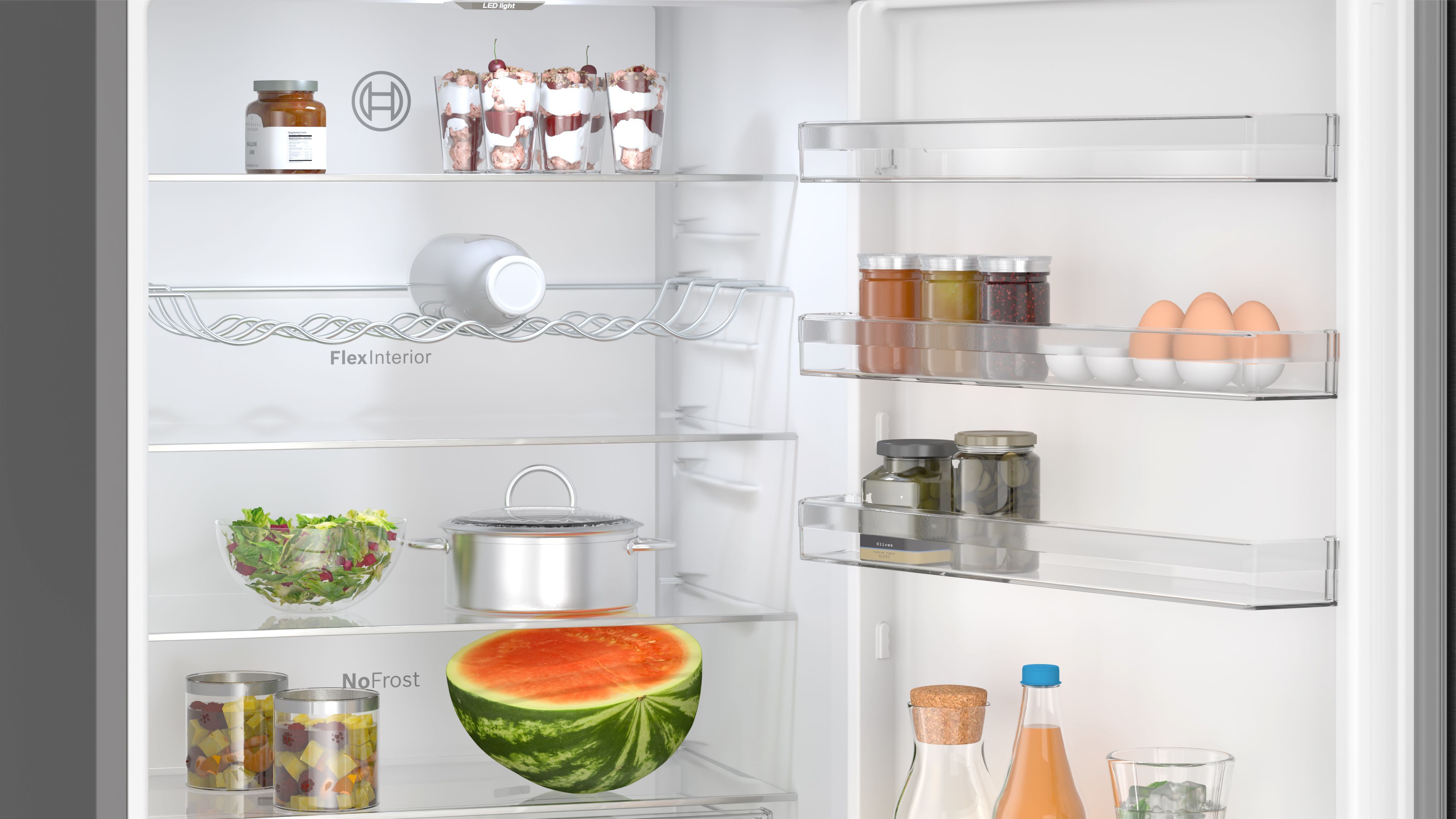 Bosch KGN492XCF vrijstaand koelkast afbeelding 5