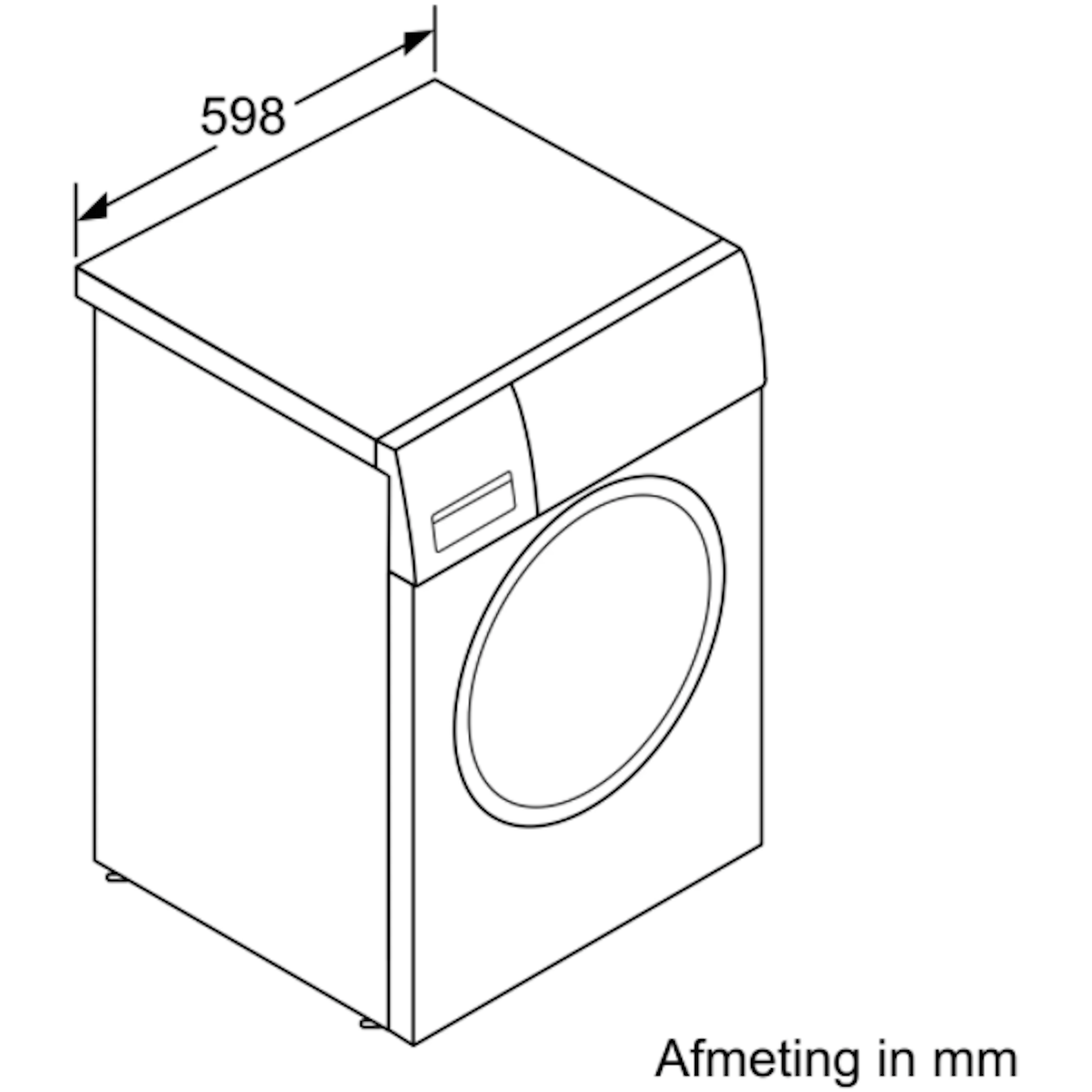Bosch WAU28S00NL  wasmachine afbeelding 5