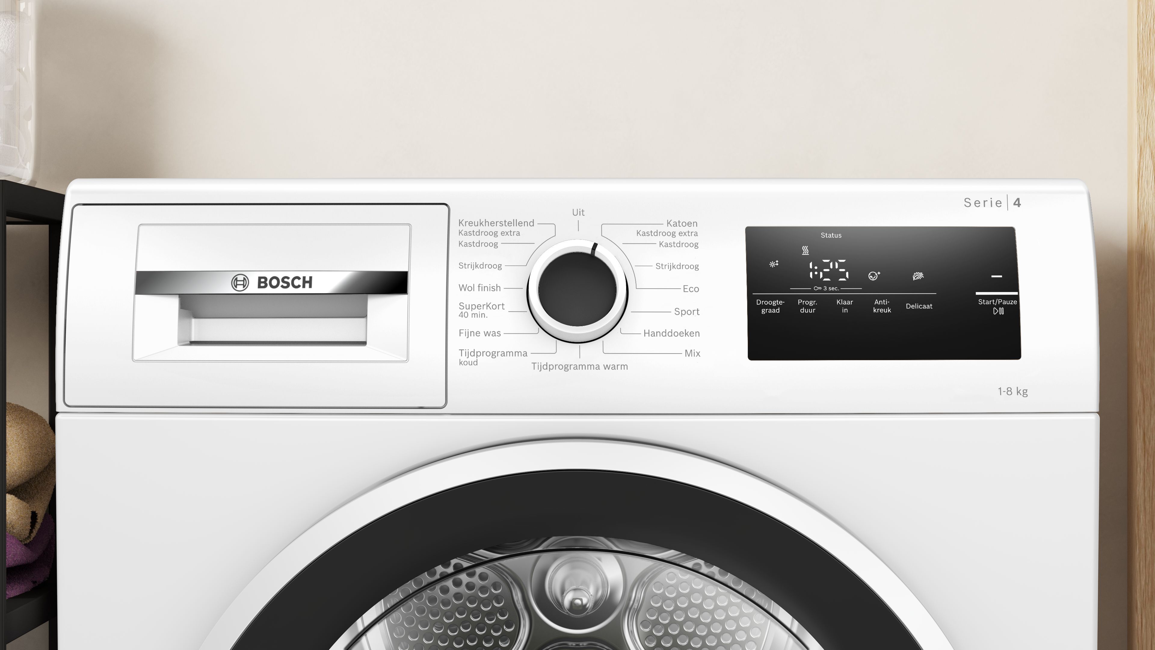 Bosch WTH8520ENL  wasdroger afbeelding 5