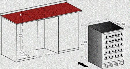 Caviss+ wijnkast inbouw CLEN246TBE4 afbeelding 4