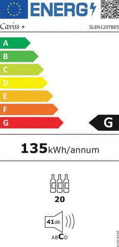 Caviss+ wijnkast inbouw SLEN120TBE5 afbeelding 4