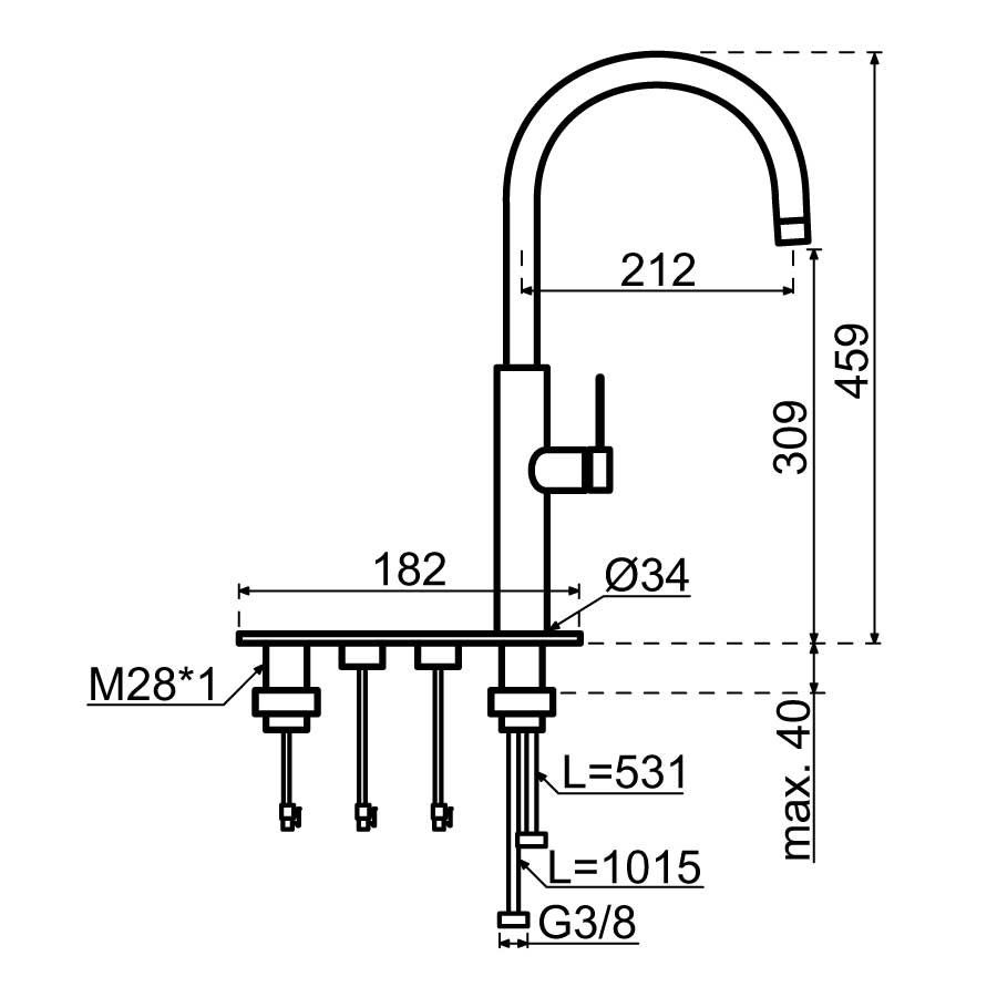 Dekorado 351338  kokendwaterkraan afbeelding 5