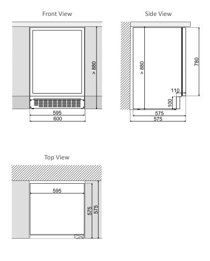 Dunavox wijnkast DAUF 45 125DSS TO afbeelding 3