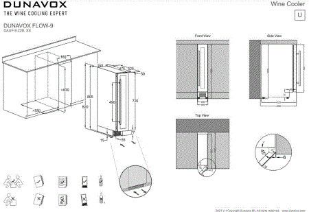 Dunavox DAUF 9 22B inbouw wijnkast afbeelding 5