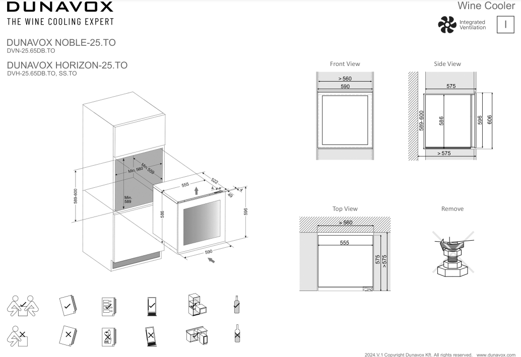 Dunavox DVH 25 65DB TO