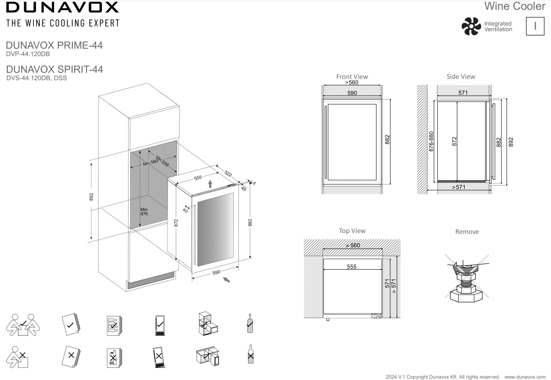 DVS 44 120DC Dunavox afbeelding 2