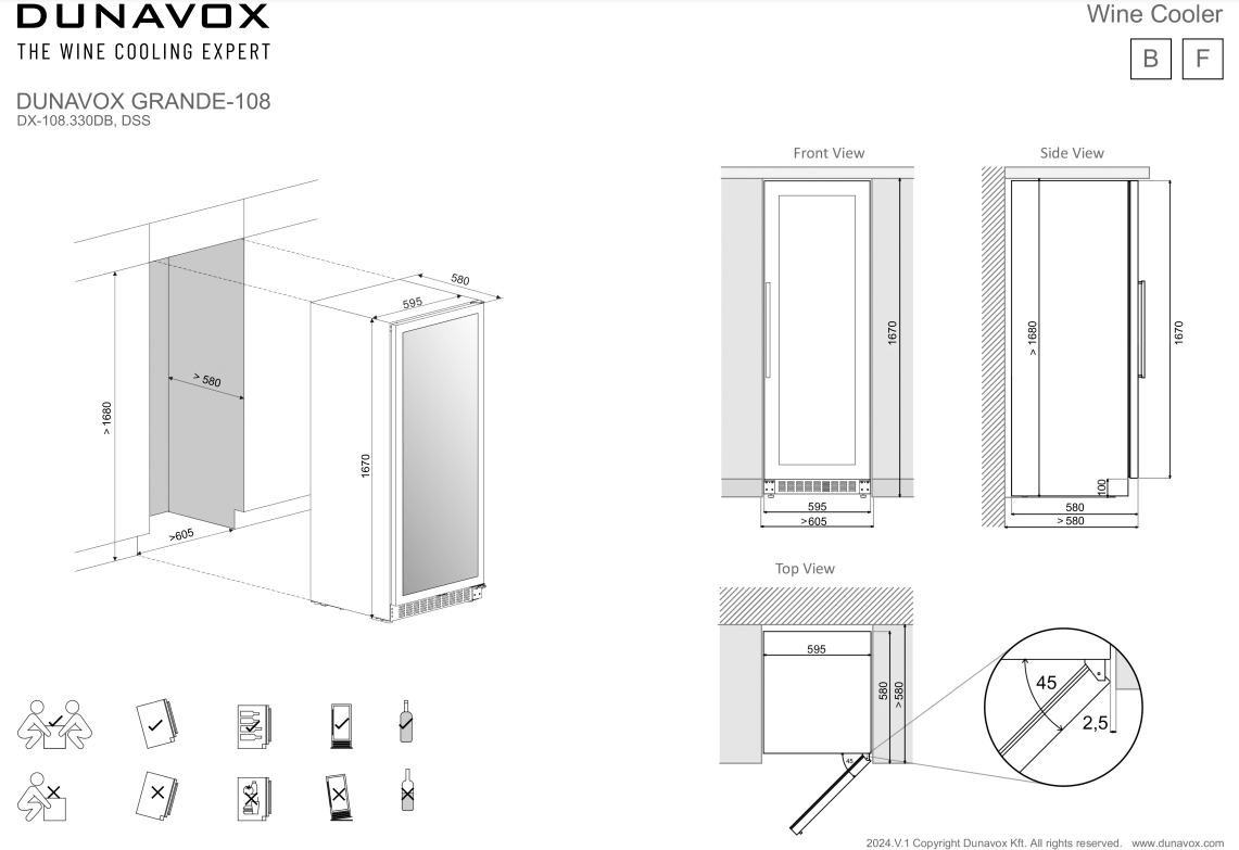 DX 108 330DC Dunavox afbeelding 2