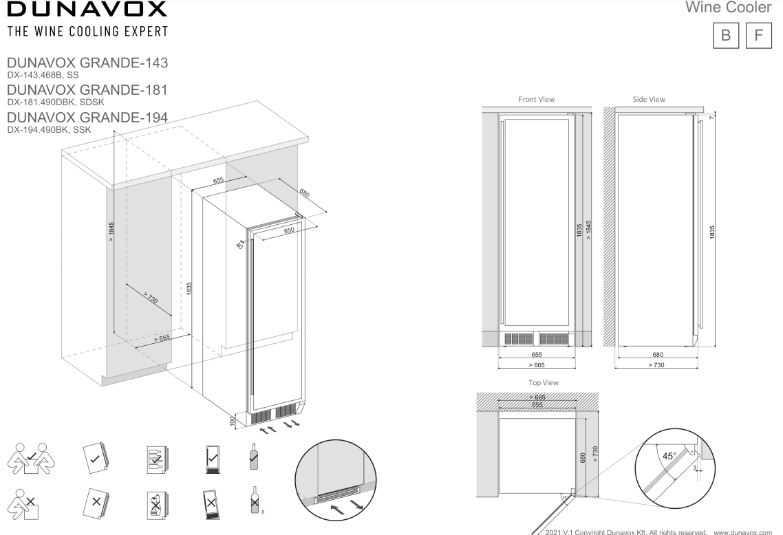 DX 181 490DCK Dunavox afbeelding 2