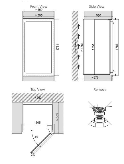 Dunavox wijnkast DX 89 246TSS afbeelding 3