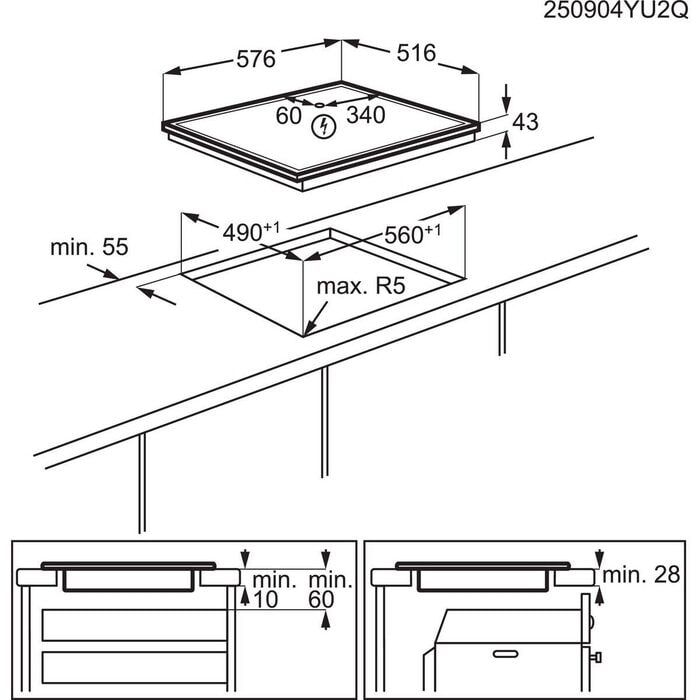Electrolux ERR64303VK inbouw kookplaat afbeelding 5