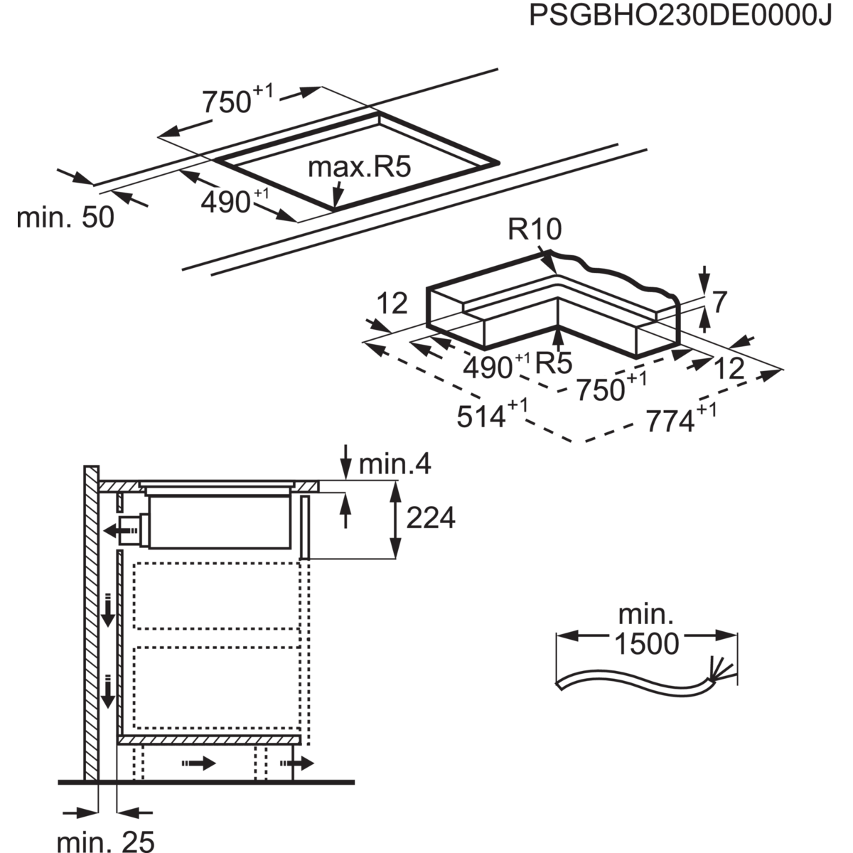 Electrolux KCC83443CK
