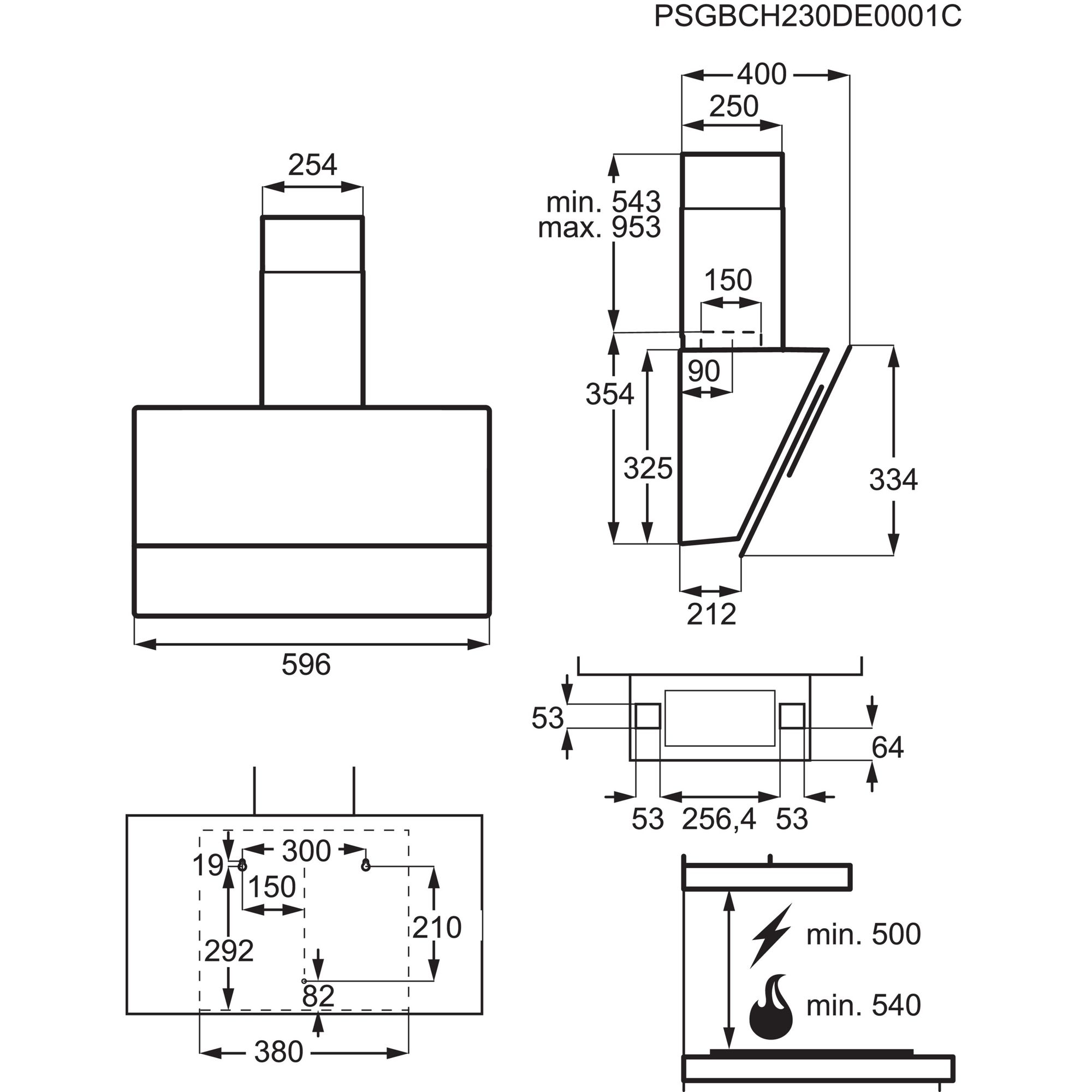 Electrolux LFV626K  afzuigkap afbeelding 5