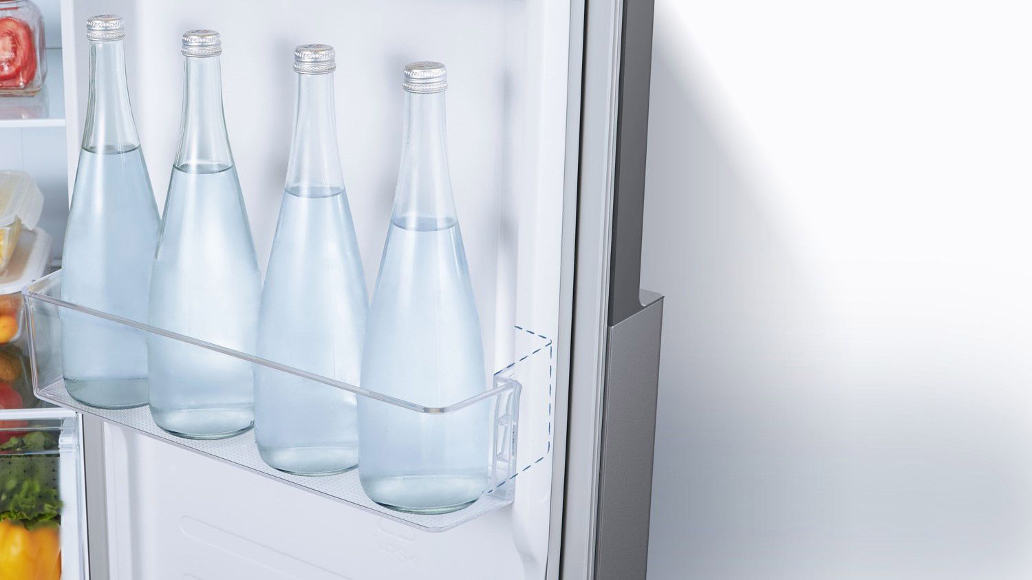 Etna AKV678RVS vrijstaand koelkast afbeelding 5