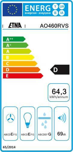 Etna afzuigkap AO460RVS afbeelding 3