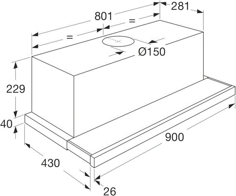 Etna afzuigkap AV790RVS afbeelding 3