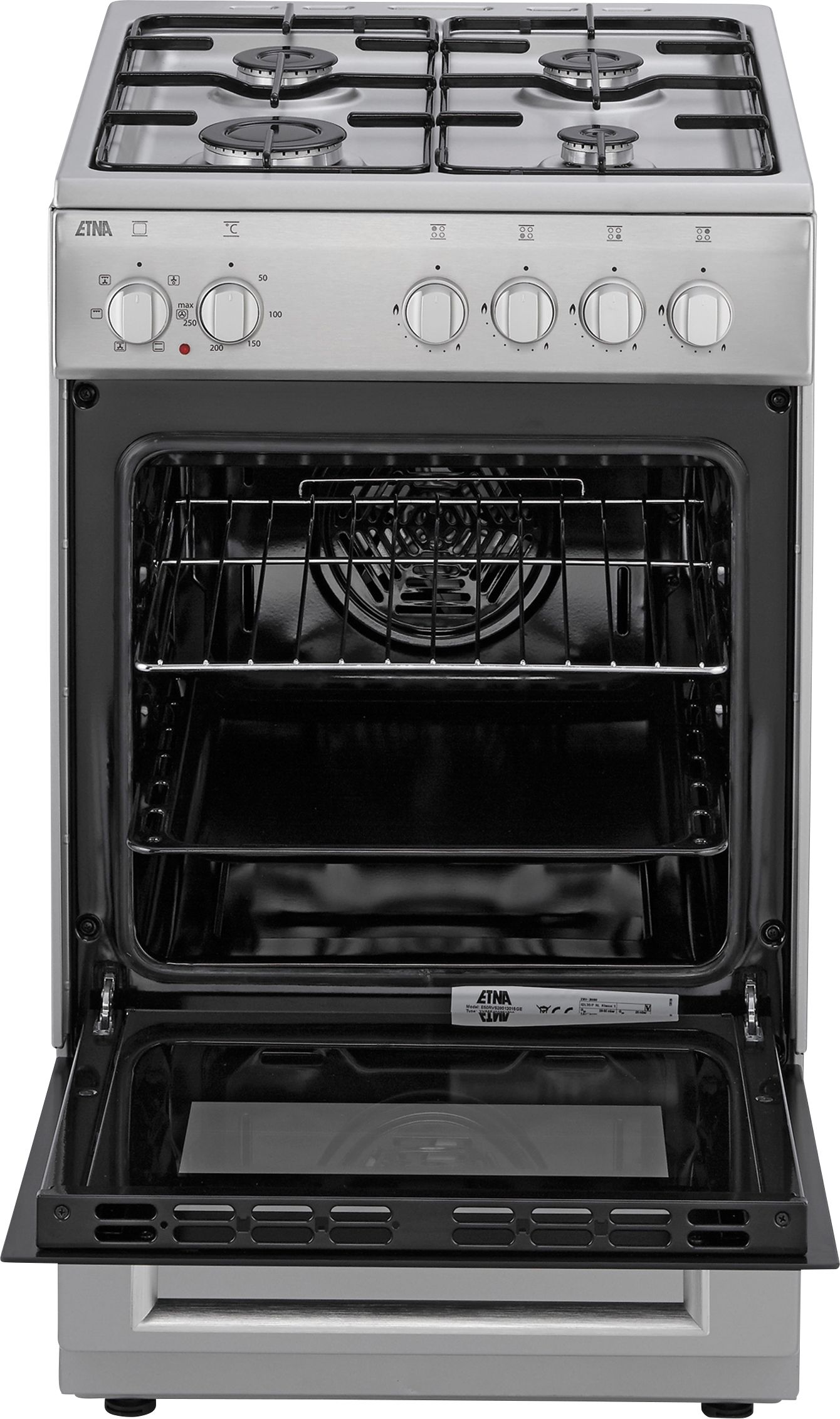 Etna FGV350RVS  fornuis afbeelding 5