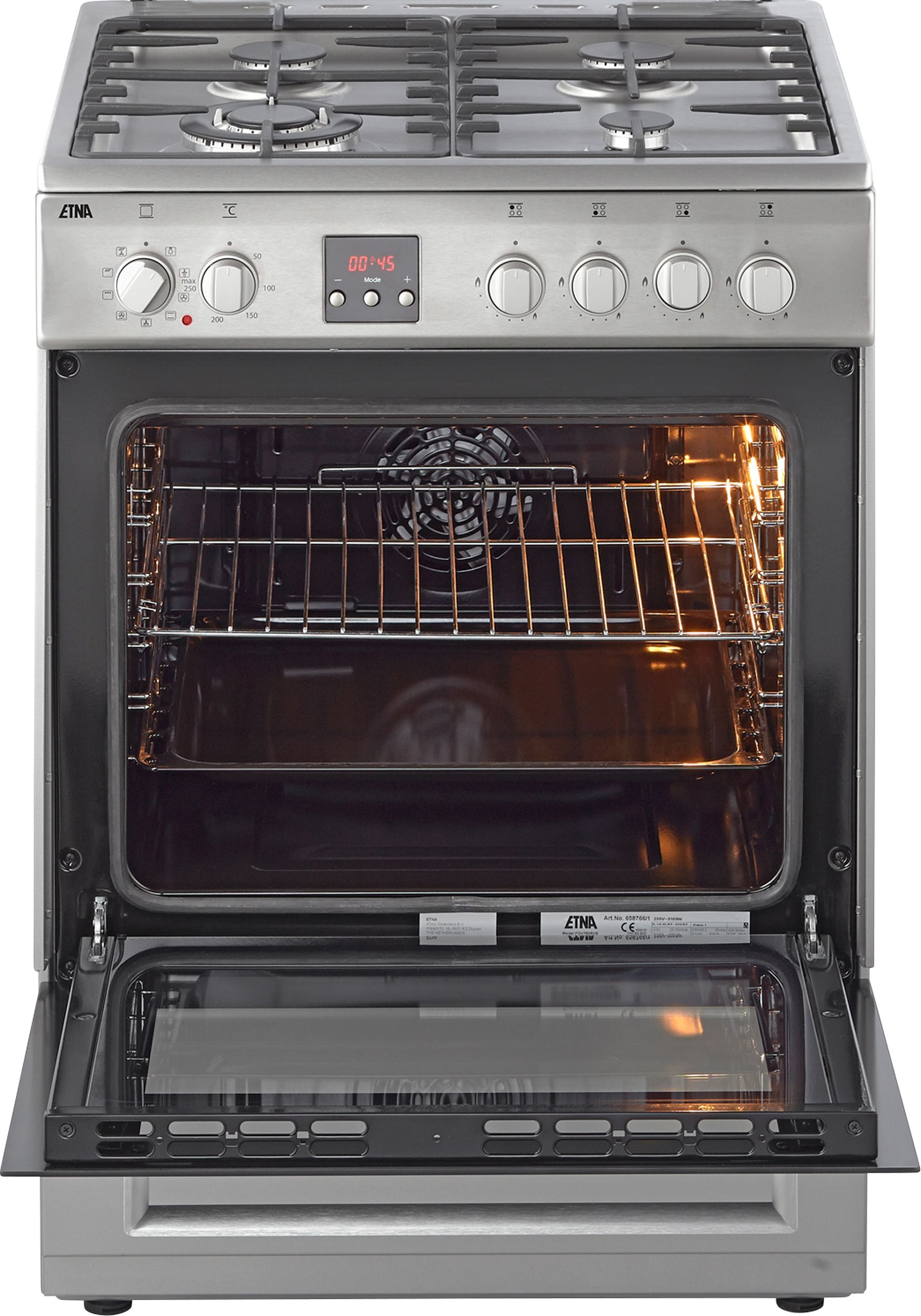 Etna fornuis  FGV760RVS afbeelding 4