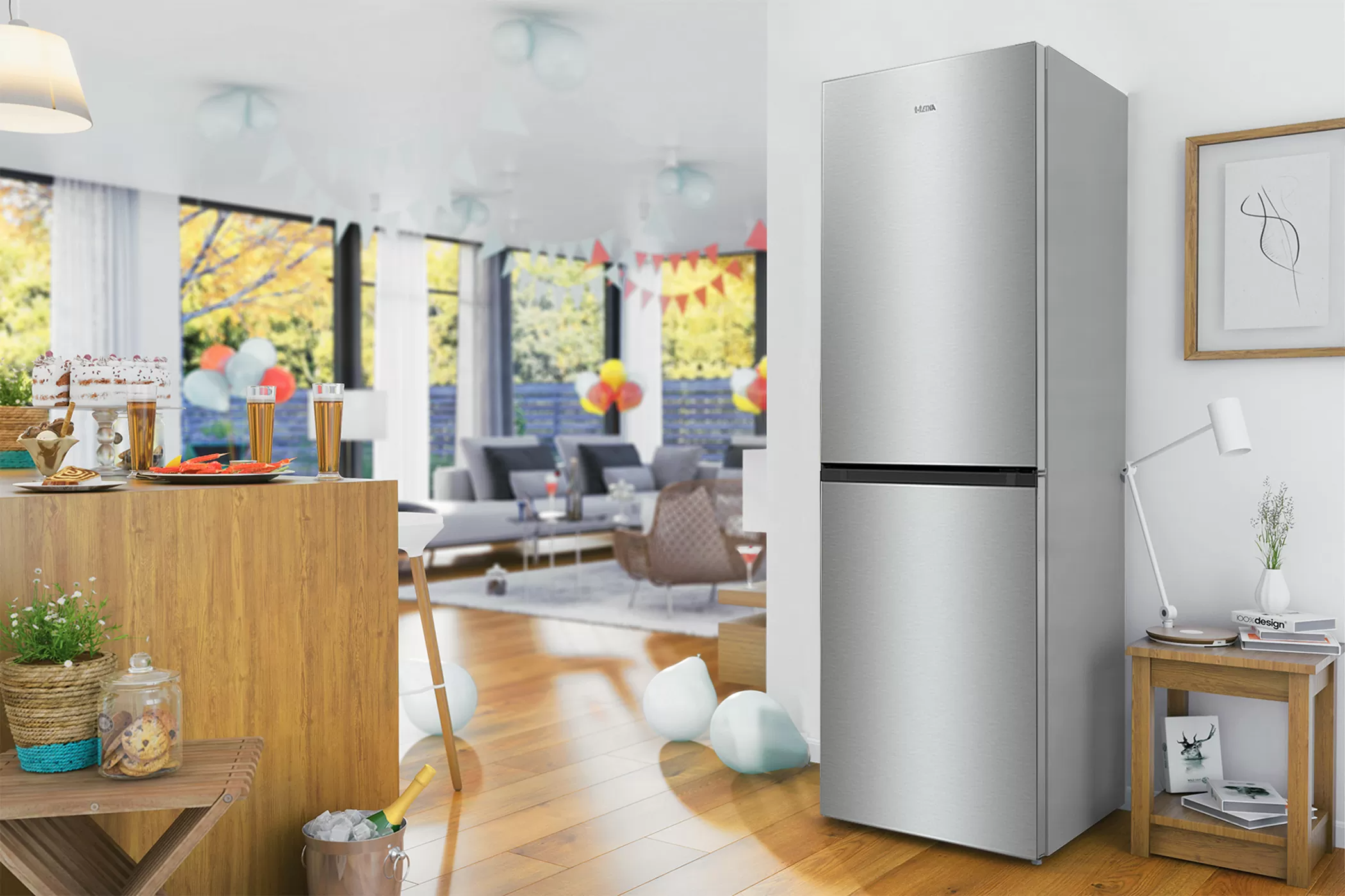 Etna KCV282NRVS vrijstaand koelkast afbeelding 5