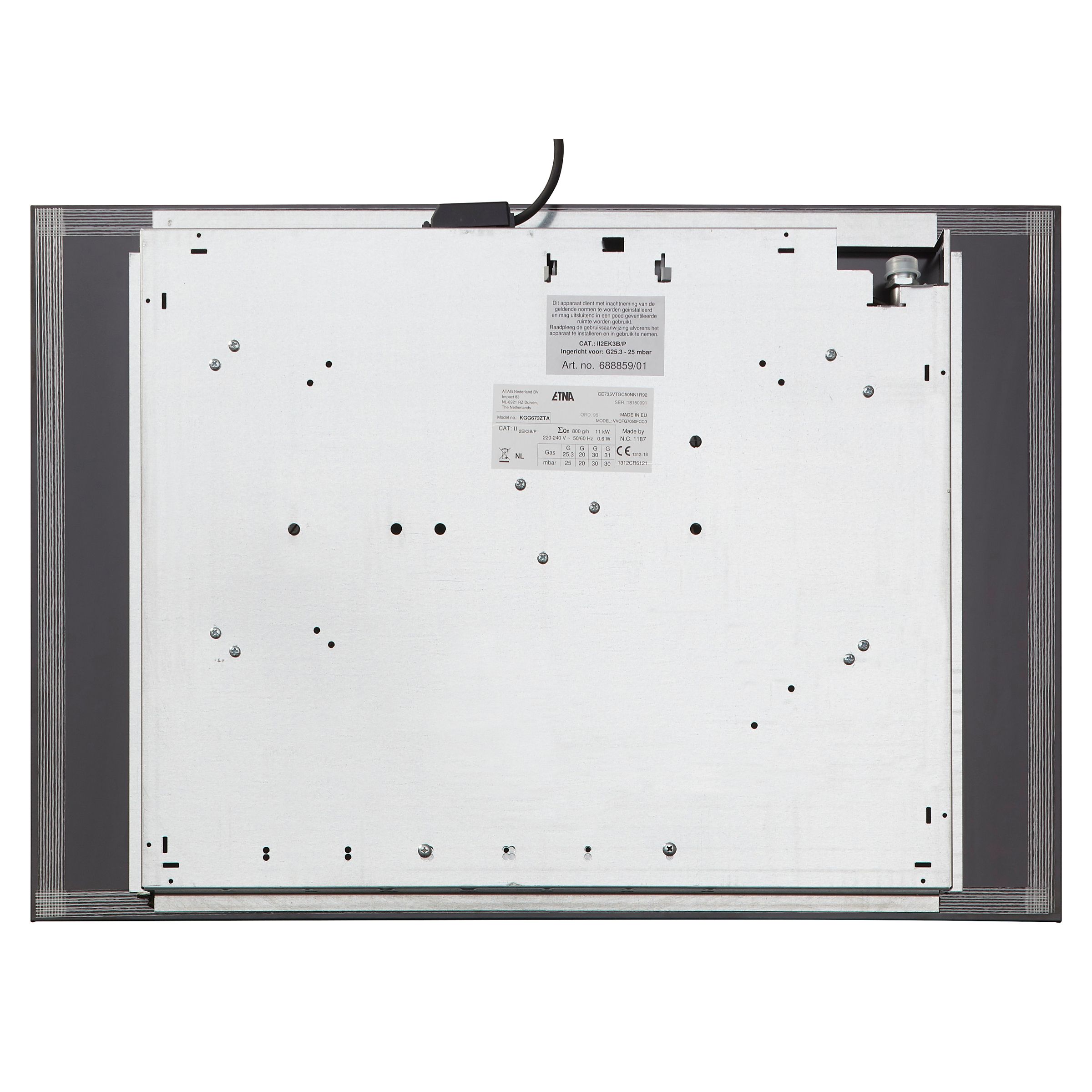 Etna kookplaat inbouw KGG673ZTA afbeelding 4