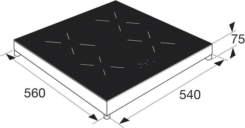 Etna kookplaat vrijstaand KIV254RVS afbeelding 4