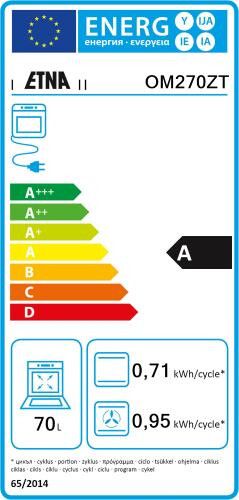 Etna oven OM270ZT afbeelding 3