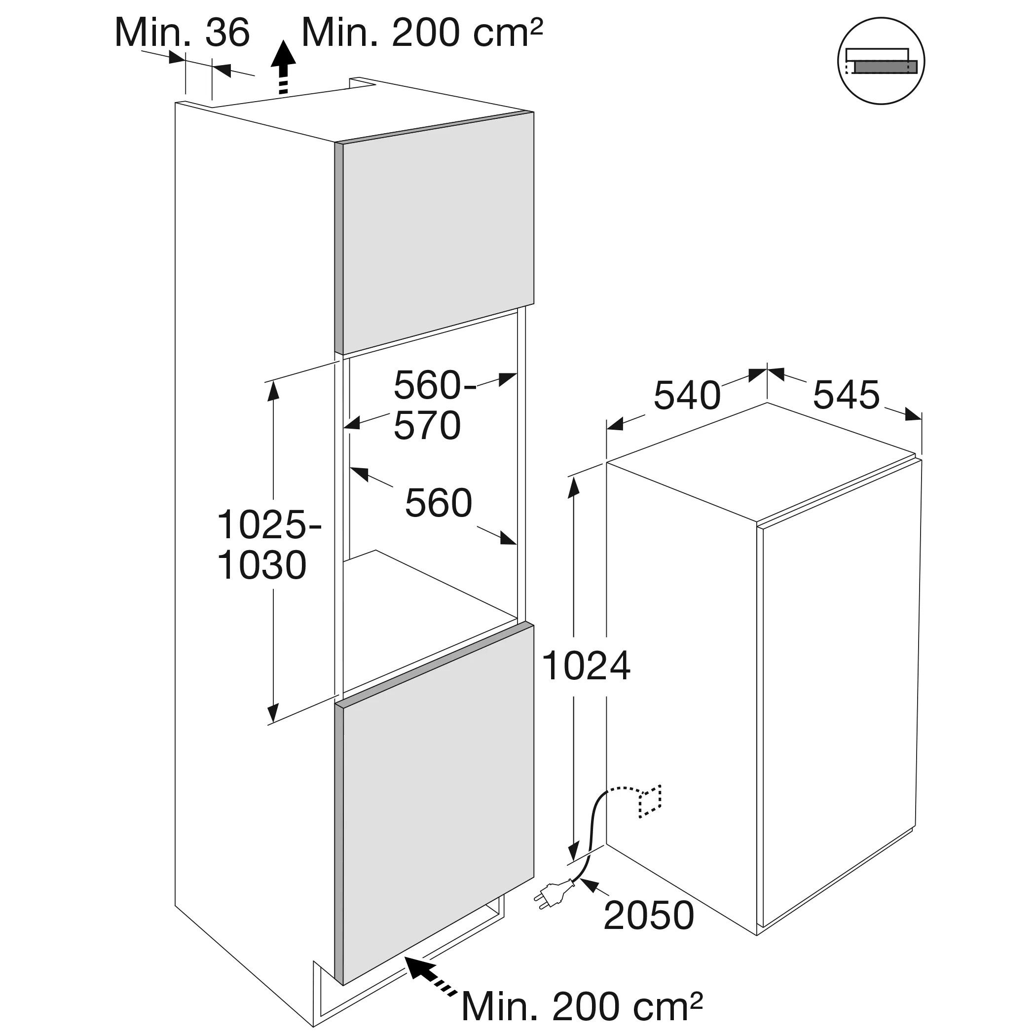 Etna VS6102NF inbouw vriezer afbeelding 5
