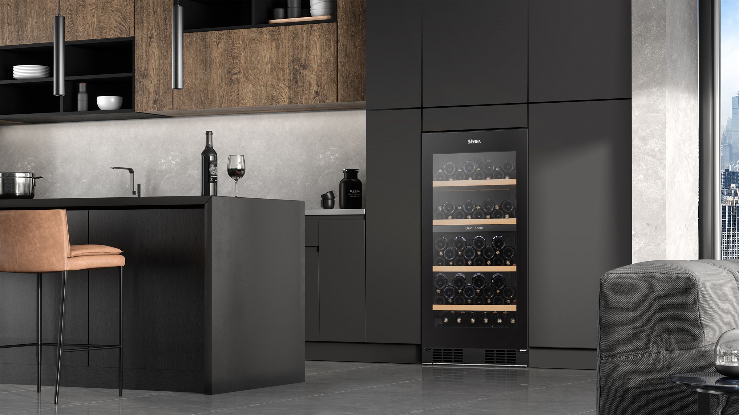 Etna WKV584 vrijstaand wijnkast afbeelding 5