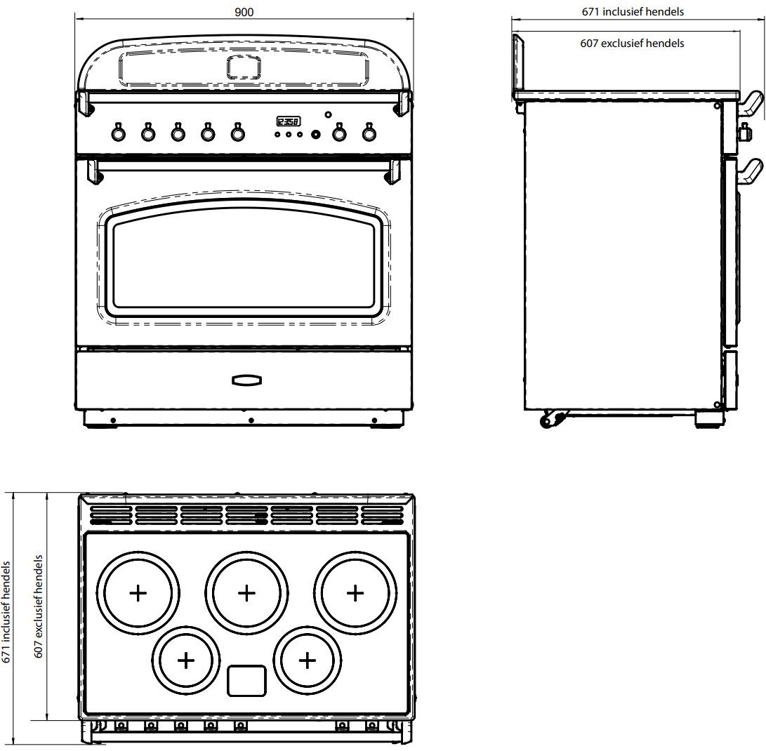 CLAS90FXEIBL/C-EU Falcon afbeelding 2