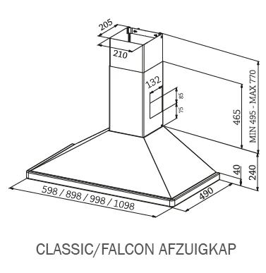 FHDC110SS/C Falcon afbeelding 2
