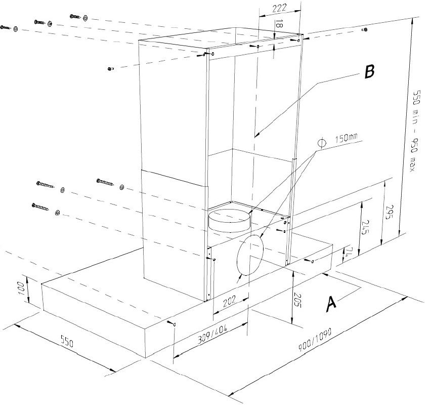 Falcon afzuigkap FHDCT900CA/N afbeelding 3