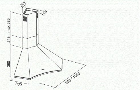ELIAN90H3 Falmec afbeelding 2