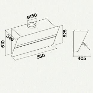 FLIPP55W Falmec afbeelding 2