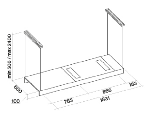 Falmec LIGHT180BR  afzuigkap afbeelding 5