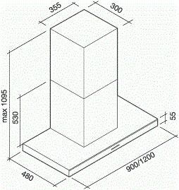 LUMIN120W3 Falmec afbeelding 2