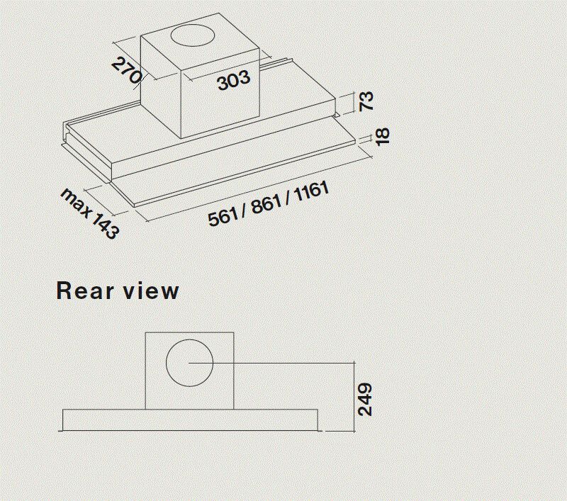 MOVE60BL Falmec afbeelding 2