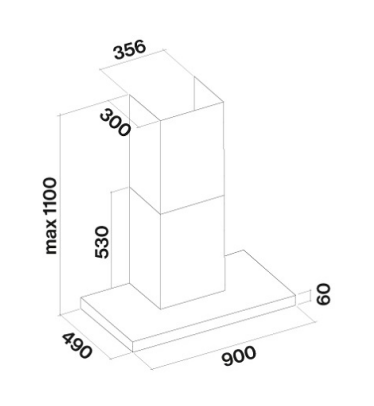 Falmec afzuigkap PLANEPLUS90WNBL afbeelding 3