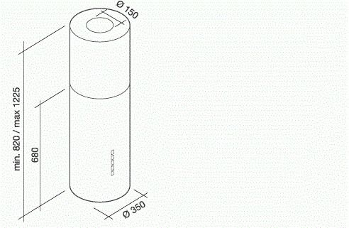 POLAR35E3W Falmec afbeelding 2