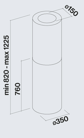 Falmec afzuigkap  POLAR35EG/E afbeelding 4